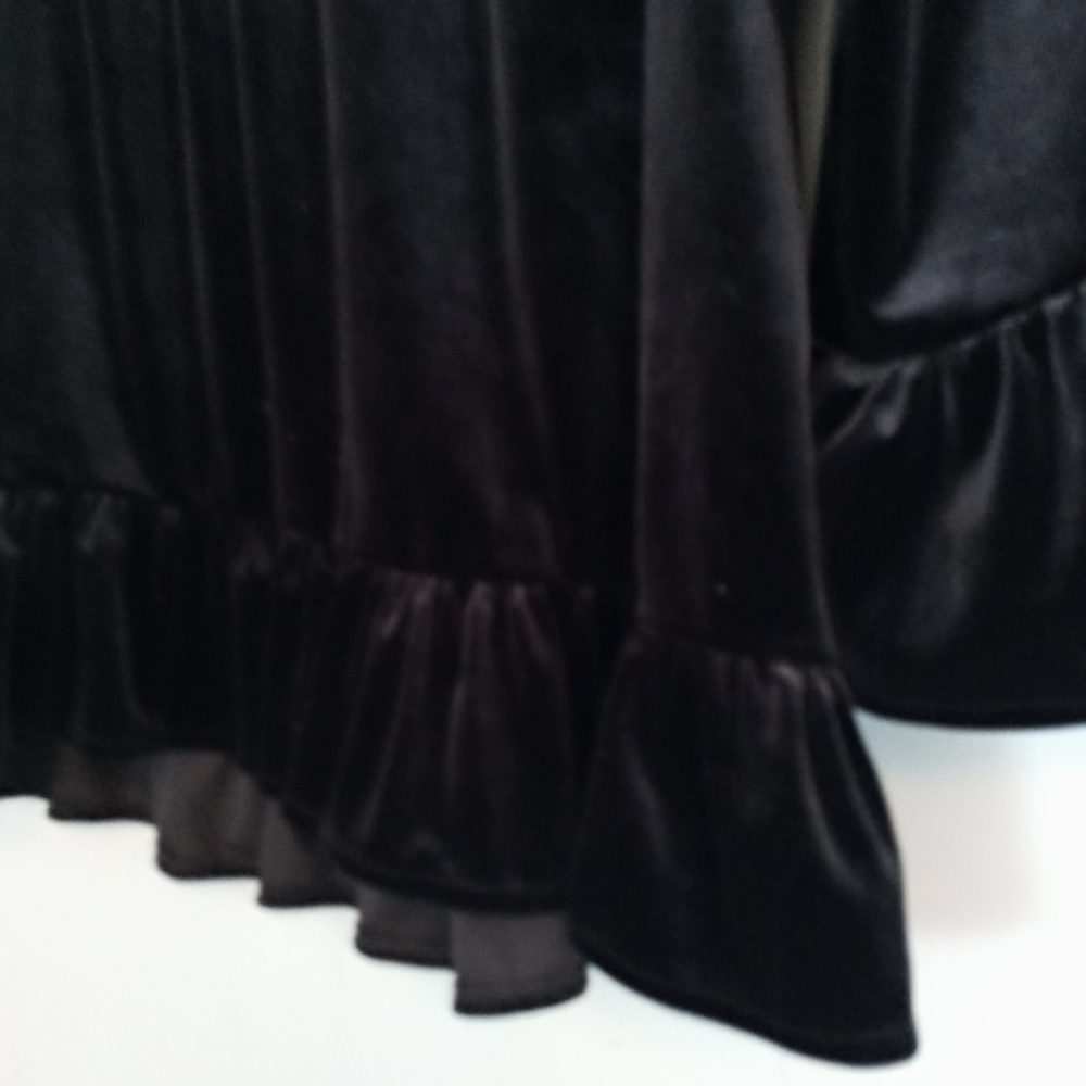 Sanctuary Black Black Velvet Off Shoulder Top - Picture 10 of 12